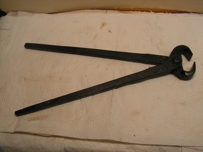 Vtg Enderes 14'' Farrier Hoof Nippers C10 Made in USA Blacksmith Tool Nail Puller
