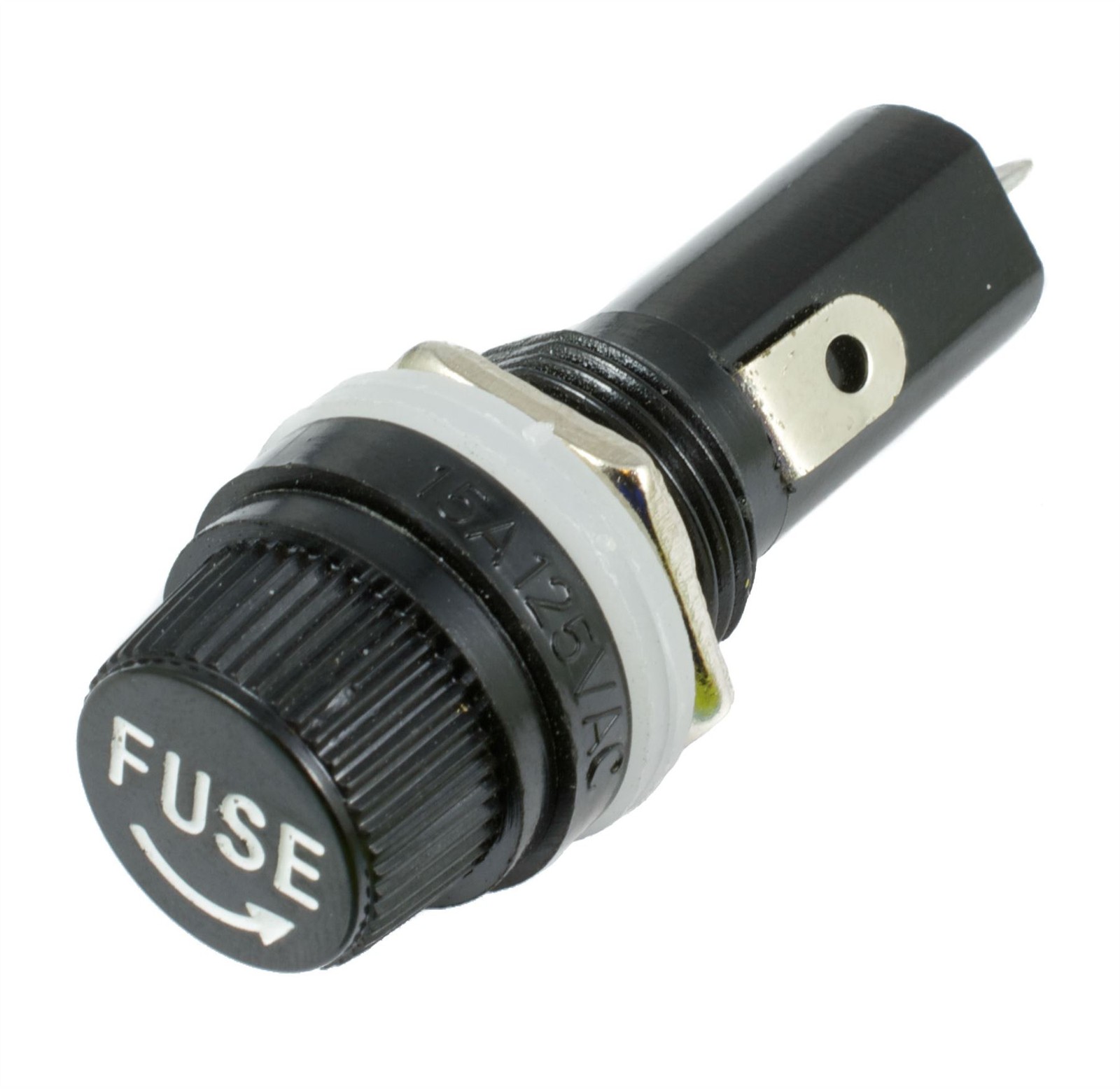 6.3 x 30mm Round Fuse Holder 10A