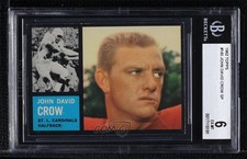 1962 Topps John David Crow #140 BGS 6 0q3