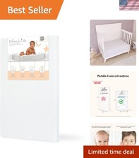 Holly 3" Mini Crib Mattress - Dual-Sided Comfort for Growing Infants to Toddlers