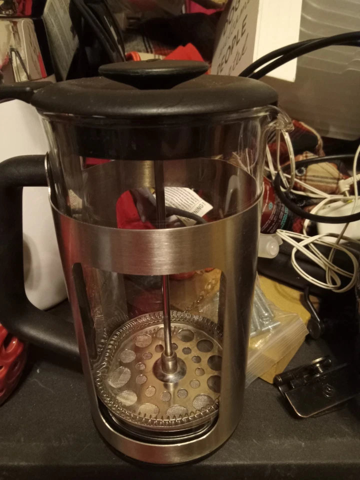 French Press Coffee Maker with Grounds Lifter - OXO Black - Image 2 of 4