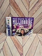 Who Wants To Be Million Nintendo Game Boy Color Manual Only Instruction Booklet