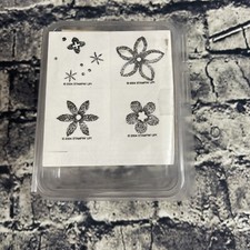 Stampin' Up BURT INTO BLOOM Unmounted 4 Ct. 2004 Rubber Stamp Scrapbooking