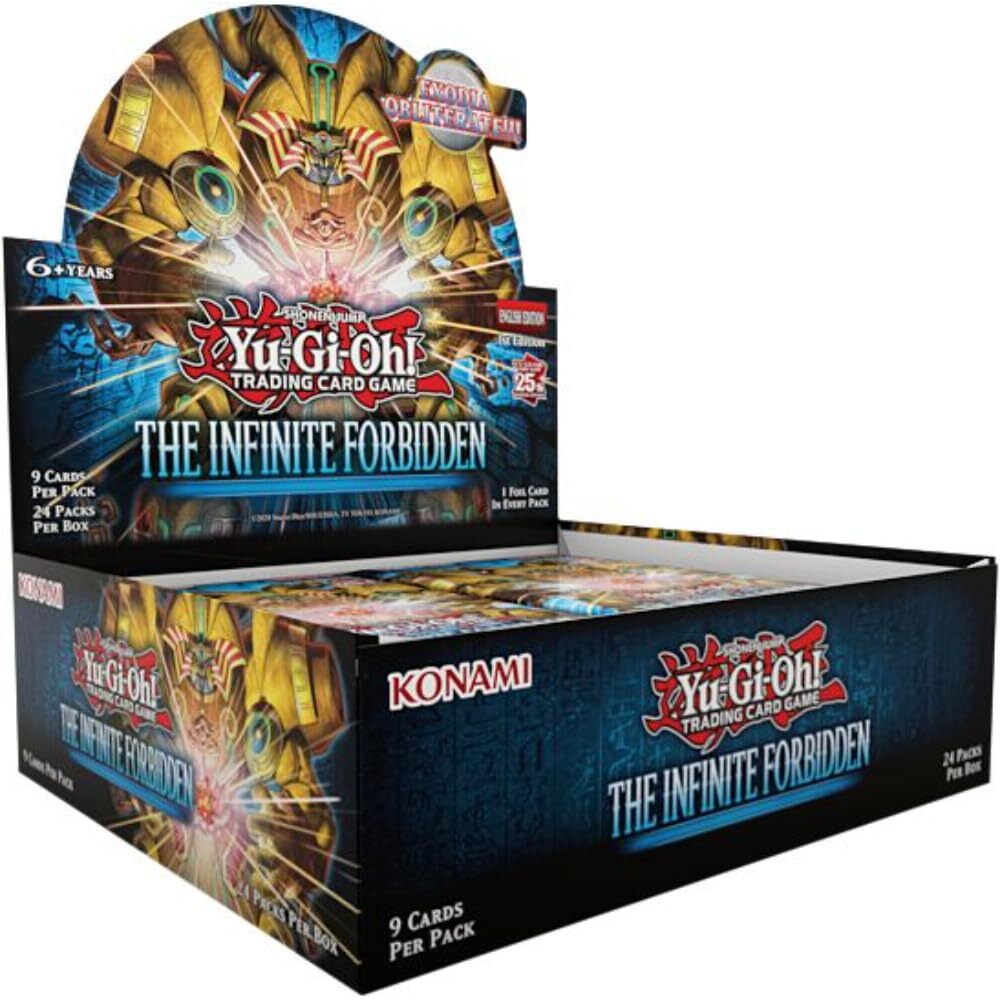 Yu-Gi-Oh The Infinite Forbidden Booster Box 100 Cards 10 Secret