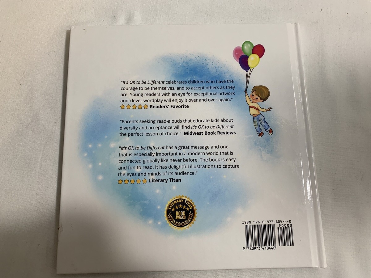It's OK to be Different:A Children's Picture Book About