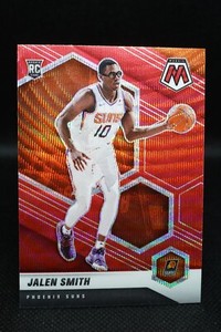 2020-21 NBA Panini Mosaic Red Ruby Wave Prizm Jalen Smith #228 Rookie RC - SUNS