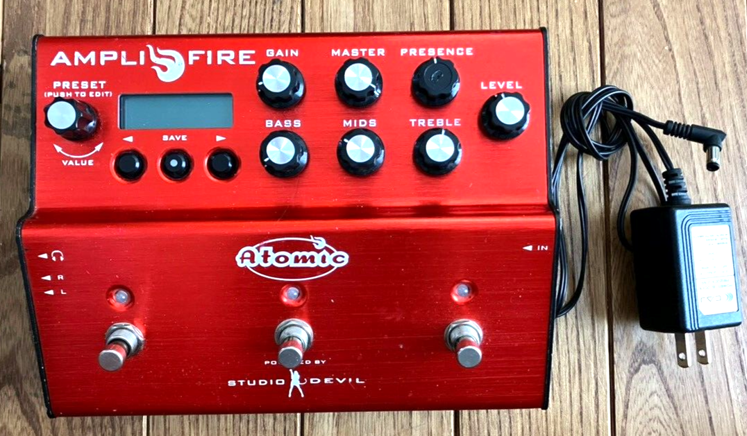 USED ATOMIC AmpliFIRE 3 Multi-Effects and Amp Modeler AmpliFIRE3 w 