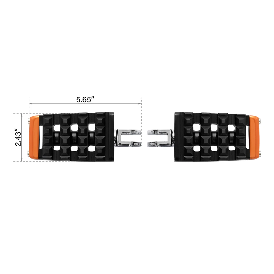 Soporte estriberas de pasajero para Harley Softail Low Rider Sport Glide 18-Up Foto 4 de 4