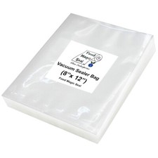 Vacuum Sealer Bags 400 QUART 8x12 Food Magic Seal for Food Storage Bags