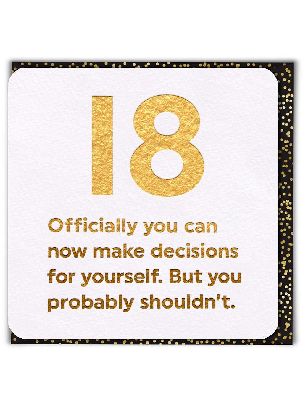 18th Birthday Age Card Funny Comedy Humour Novelty Cheeky Amusing Witty Joke
