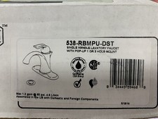 Delta 538-RBMPU-DST Lahara Single Hole Bathroom Faucet with Pop-Up Drain