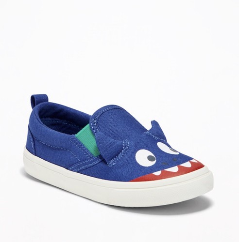 Old Navy boy’s toddler monster slip on blue/red - 第 1/7 張圖片