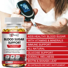 New/Blood Balance Advanced Formula Support Healthy Blood Pressure Blood Sugar