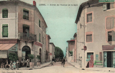 CPA 26 - LORIOL (Drôme) - Eingang zur Avenue de la Gare