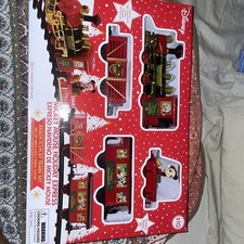 DISNEY Mickey Mouse Holiday Express 12 Piece Toy Train Set
