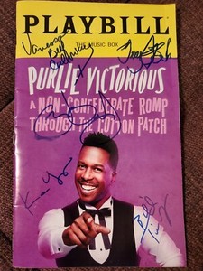 Leslie Odom Jr. Cast Signed Purlie Victorious Playbill