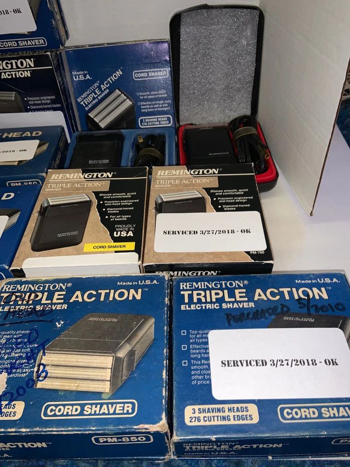 批量 14 件 男式 雷明顿 电动剃须刀 按原样出售 - 不退货。 — 第 3/4 张图片