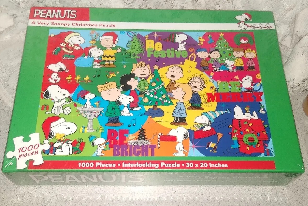 NEW PEANUTS "A Very Snoopy Christmas" 1000 Piece Puzzle 30" x 20" eBay