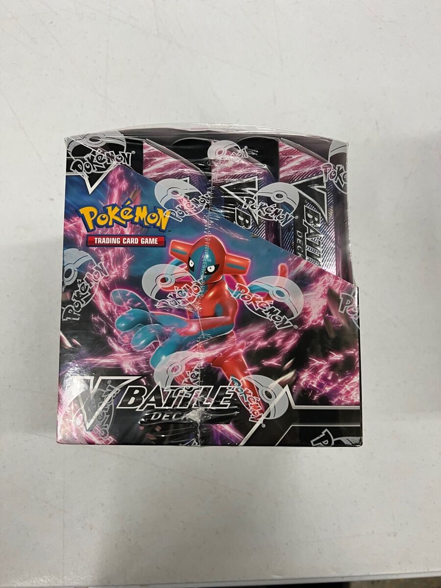 Pokemon Deoxys V & Zerazora V Battle Deck Factory Sealed DISPLAY