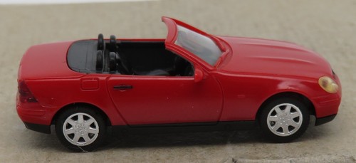 Micro Herpa Ho 1/87 Mercedes Slk 230 Roadster Abierto Rojo #032148 Sin Caja - Imagen 3 de 12