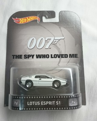 HOT WHEELS RETRO ENTERTAINMENT LOTUS ESPRIT S1 JAMES BOND 007 THE