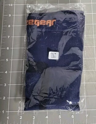 Squeeze Gear Compression Socks Size 2XL Dark Blue/Orange 