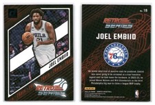 2023-24 Panini NBA Hoops Basketball Joel Embiid Retro Series #18 - 76ers