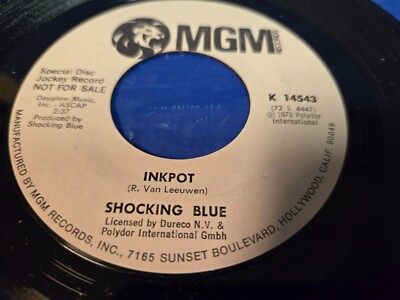 Shocking Blue   Inkpot / Oh Lord -  7'' VINYL 45 RPM