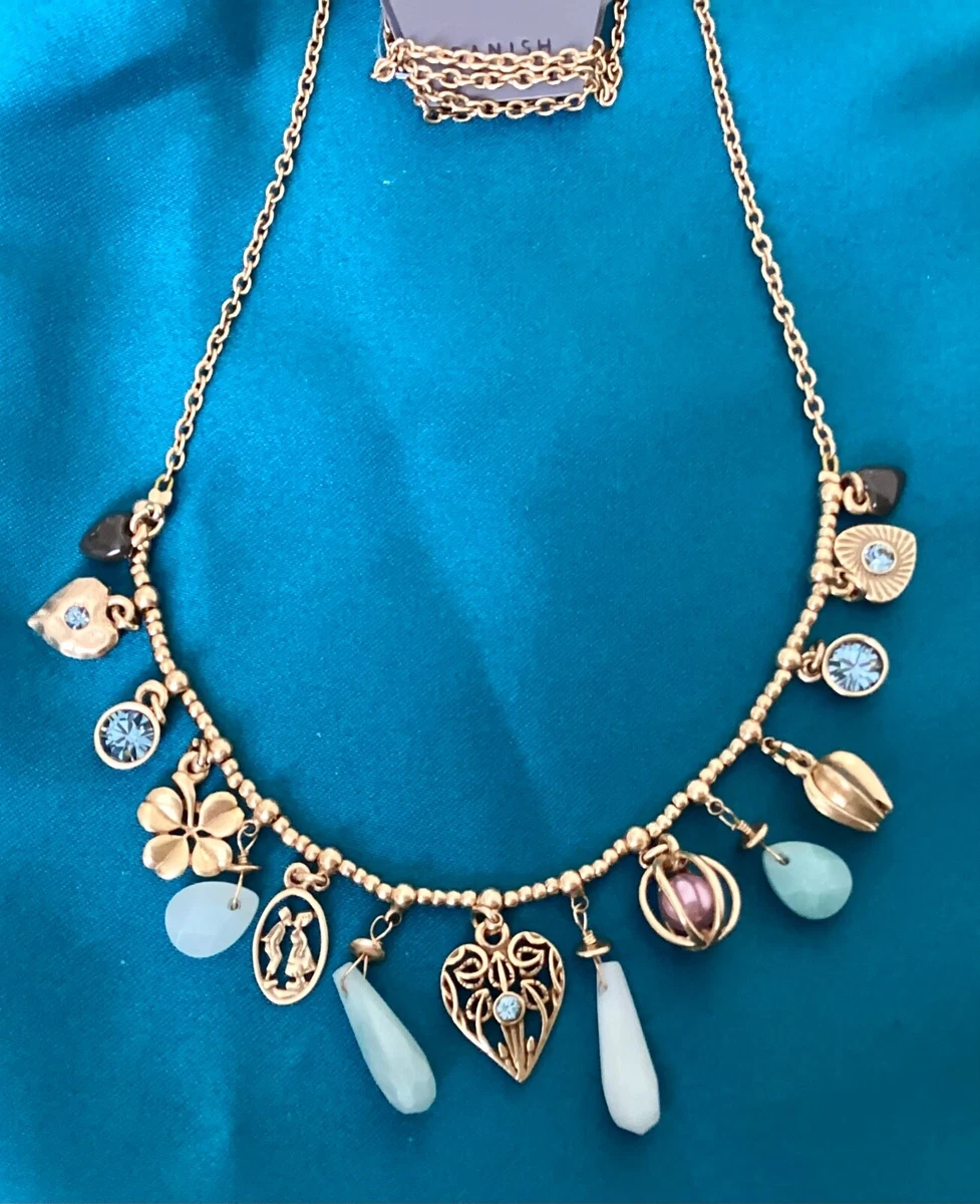 Pilgrim store gold necklace