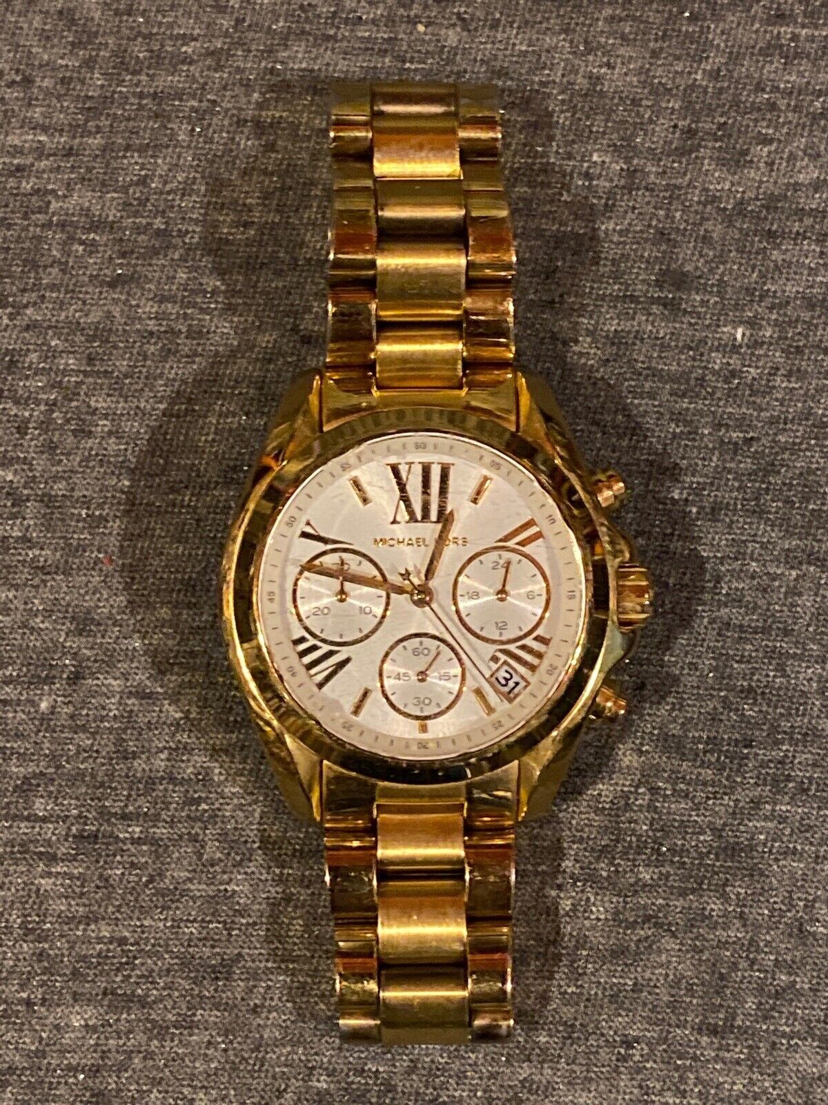 MICHAEL KORS 腕時計　ゴールド Michael Kors MK6267 Mini Bradshaw Wristwatch for Women for sale