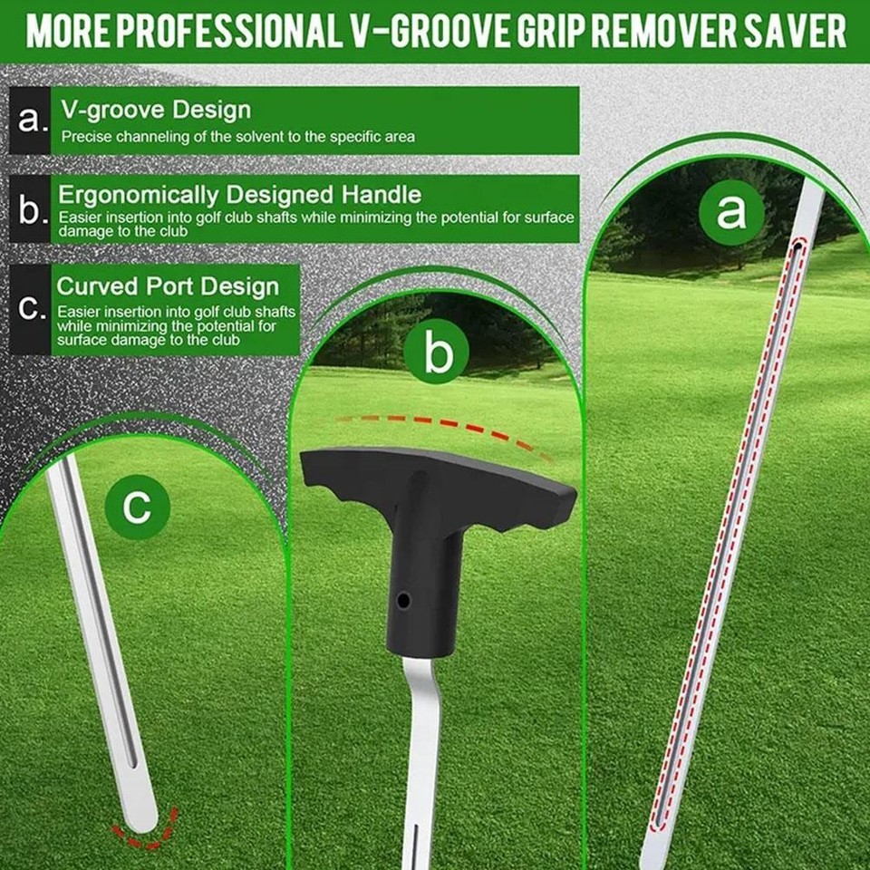 Golf Grip Removal Tool VGroove Grip Remover Grip Repair 37cm HOTSn eBay