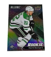 2024-25 Upper Deck Allure Glitter Bomb NHL Card #141 Mavrik Bourque, RC Dallas