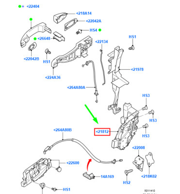 FORD MONDEO MK4 Türschloss vorne links RHD 6M2A-R21813-CC 1500728 NEU Original