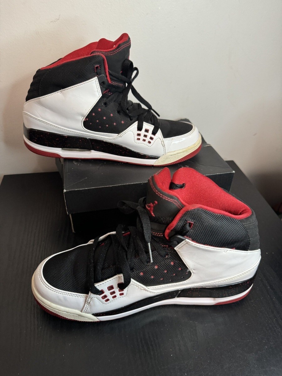 NIKE AIR JORDAN SC-1 538698-102 SHOES VINTAGE SIZE 9.5 RED WHITE