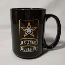 US Army Reserve Presented by CSM Black Coffee Mug