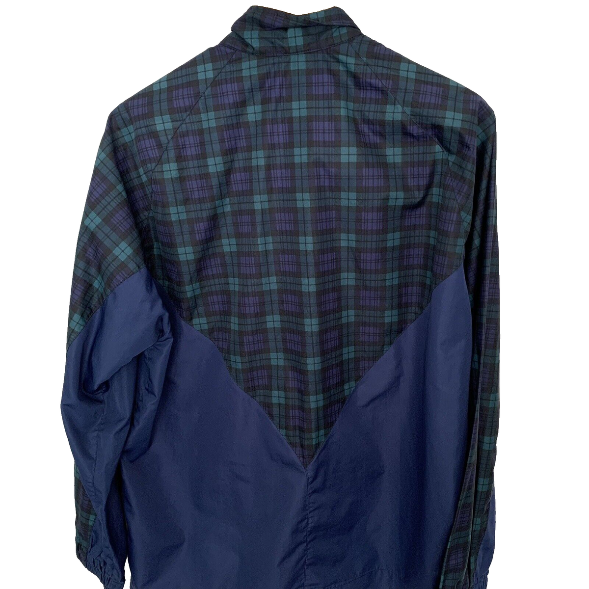 Veste Coupe-vent Ralsport Craig Parry – Homme M – Vintage – Bleu à Carreaux – Imperméable