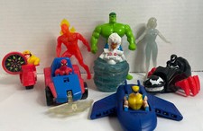 Marvel Superheroes McDonalds 1996 Large Lot Hulk Torch Spider-Man Venom More