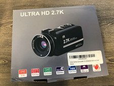 IR Ultra HD 2.7K Video Camera Camcorder 36.0MP - Black