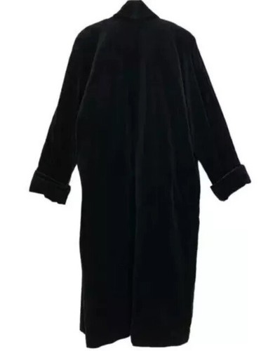 Vintage JS Collections Women’s Size M Black Velvet Long Evening Jacket Canada - Picture 13 of 19