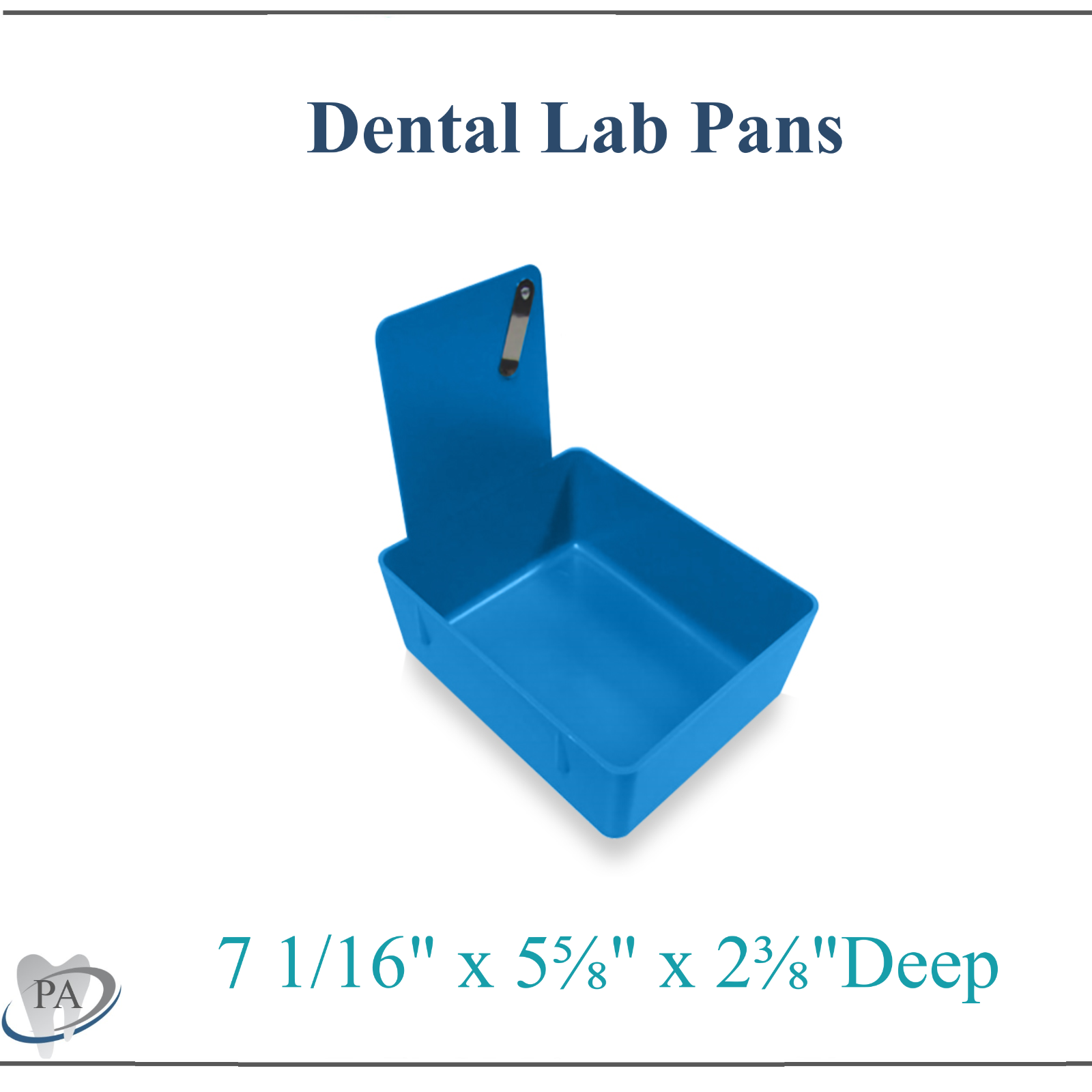 DENTAL LABORATORY WORKING CASE PAN TRAY WITH CLIP (Medium) CHOOSE