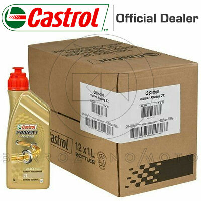 12L CASTROL POWER 1 RACING 2T 100% SYNTHETIC OIL PACK KIT