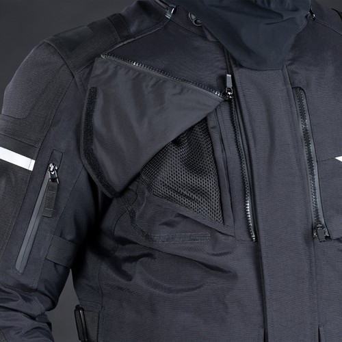 Chaqueta textil Oxford Stormland D2D - Tech Black - Imagen 3 de 7