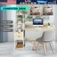 computer desk storage rack laptop table study home office bookshelf furniture us