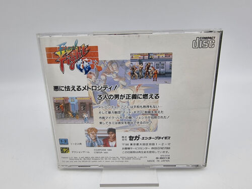 FINAL FIGHT CD SEGA MEGA CD JAPAN USED - Picture 2 of 4