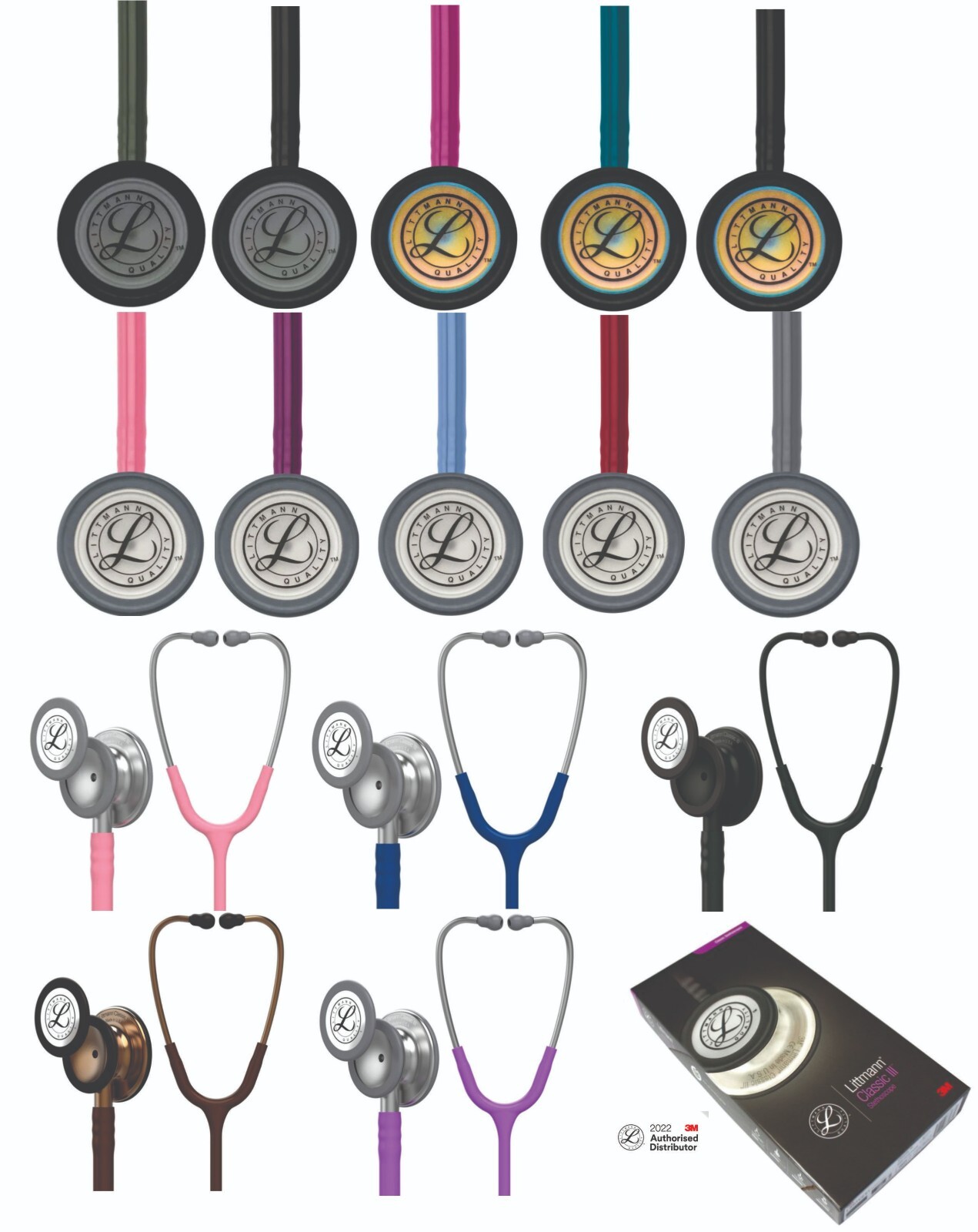 3M Littmann Classic III Stethoscope Plum93243