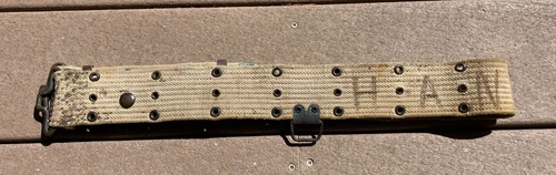 US Army Military WW1 M1912 Cavalry Sword Hanger Pistol Web Belt Field Gear