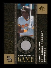 2007 SP Legendary Cuts: #WG-TG Tony Gwynn When It Was A Game Relic EX-EXMINT