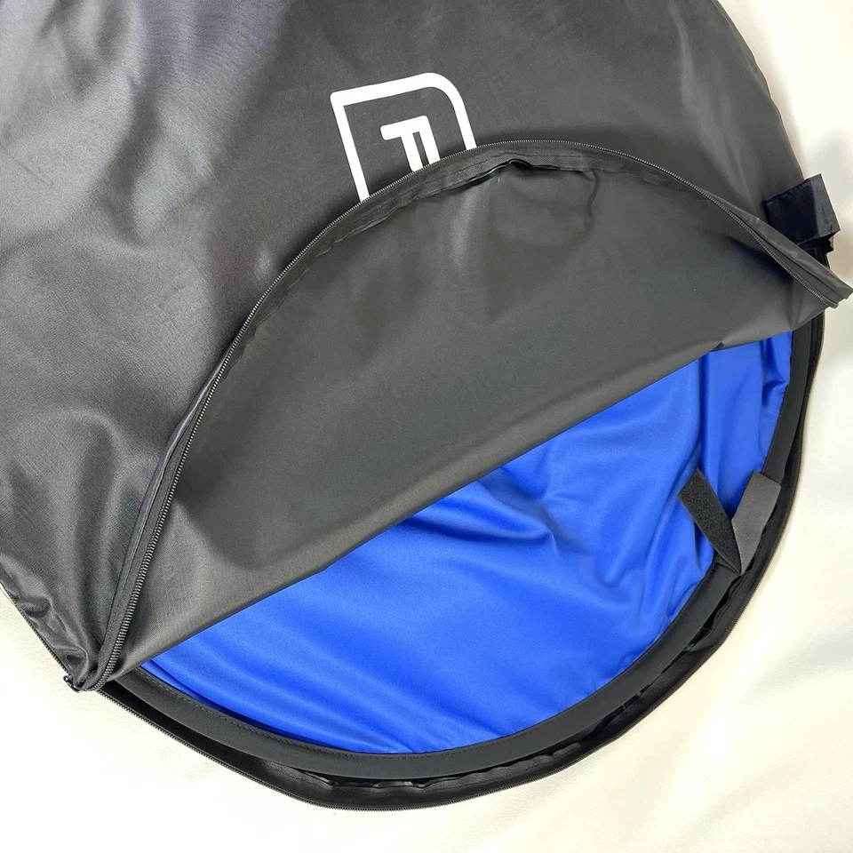 FOVITEC StudioPRO 5’ X 6.5’ Gris y Azul Doble Lado Pop Out Muselina Telón de Fondo NUEVO Foto 4 de 4