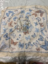 Vintage HERMES Carre 90 ‘FARANDOLE’ Silk Scarf - Butterflies -by Caty Lantham