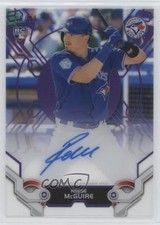 2019 Topps High Tek High Tek Auto Purple 56/99 Reese McGuire #HTA-RM Auto 00ma